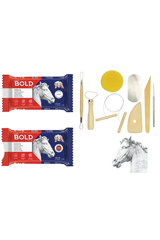 Seramih Hamuru Seti 2x500gr + başlangıç kiti - 1