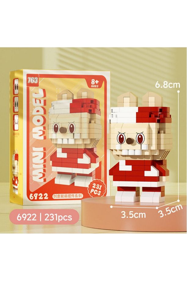 Labubu Bricks Yapı Blokları Figür Oyuncak - 1