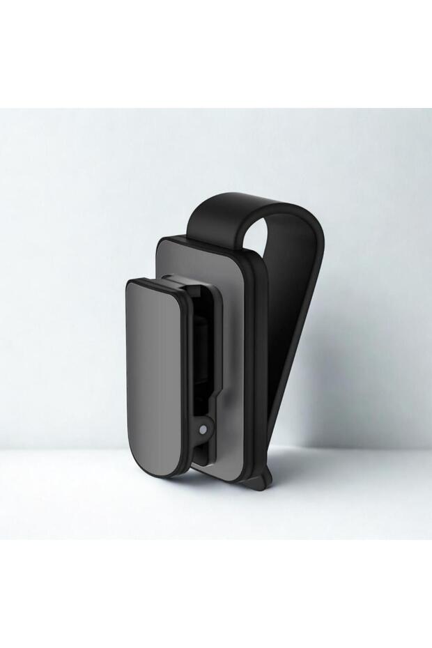 Premium Latch Clip-On In-Car Glasses Holder with Sun Visor Compatible Frame Protection Sponge Tu