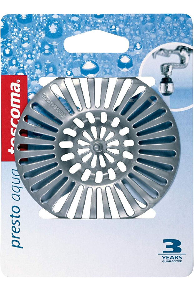 6 cm Sink Trap Presto – Grey Plastic Strainer