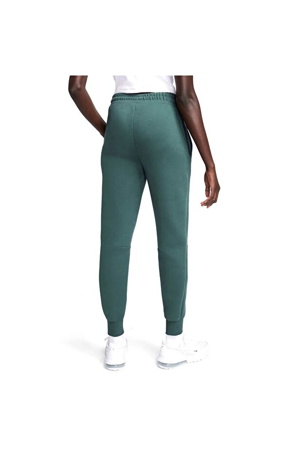 Odzież sportowa Tech Fleece Standard Fit Mid Rise Jogger Damskie spodnie dresowe ciemnozielone - 3