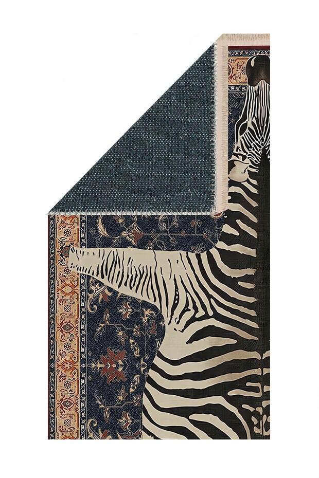 Zebra Baskılı Dokuma Taban Halı 132 YNG - 4