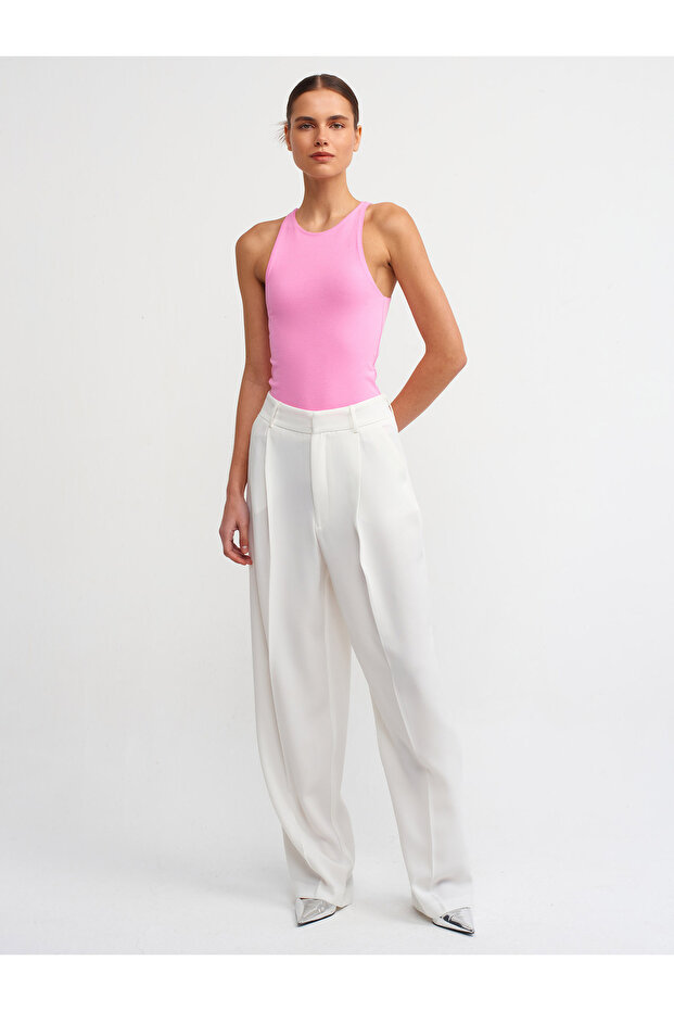 Kadın Halter Yaka Tshırt - 4