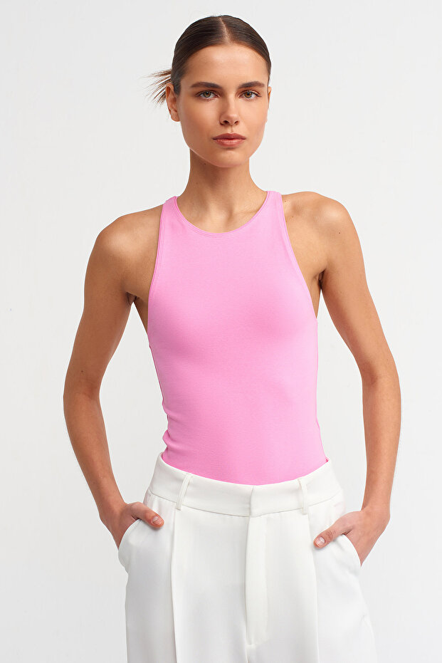 Kadın Halter Yaka Tshırt - 1