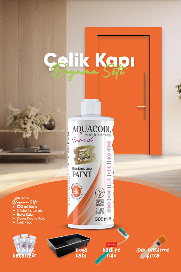 Çelik Kapı Boyama Seti - 1