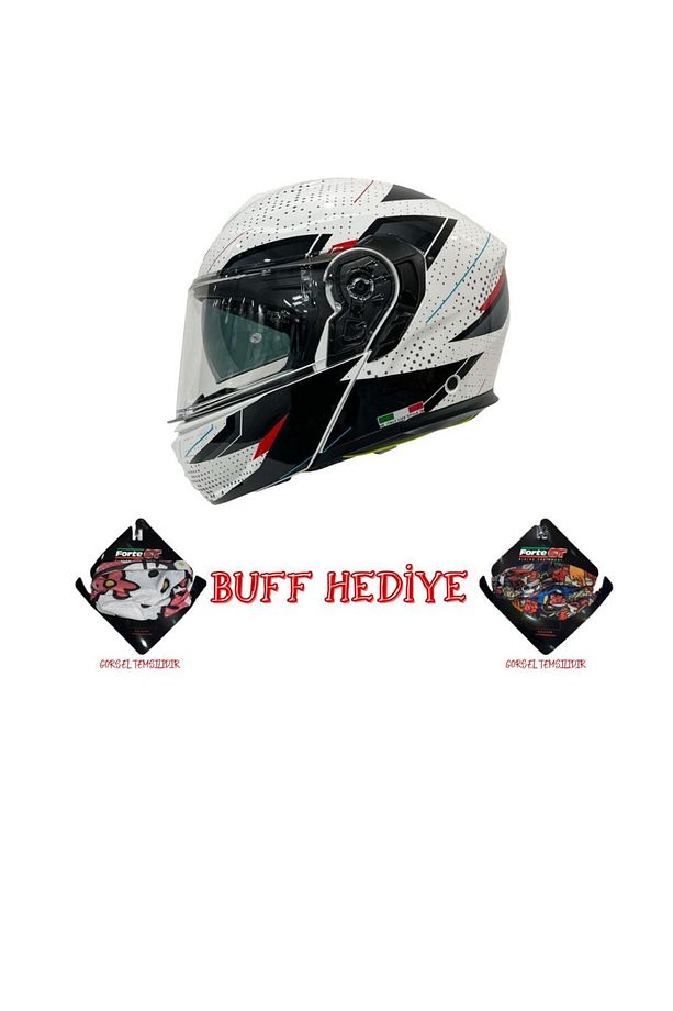 SW 917 FUSION White Black Çene Açılır - 1
