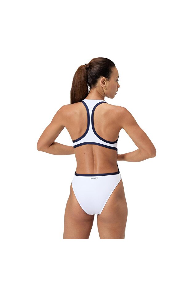 Jetstream Solid Bound Cut Out Kadın Yüzücü Mayosu - 4