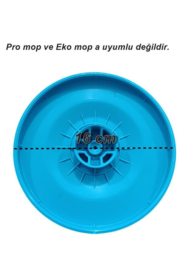 Motek Turbo Sap Yedek Disk Döner Başlıklı Mop Setler İçindir Sadece Yuvarlak Disk Kısmıdır - 2