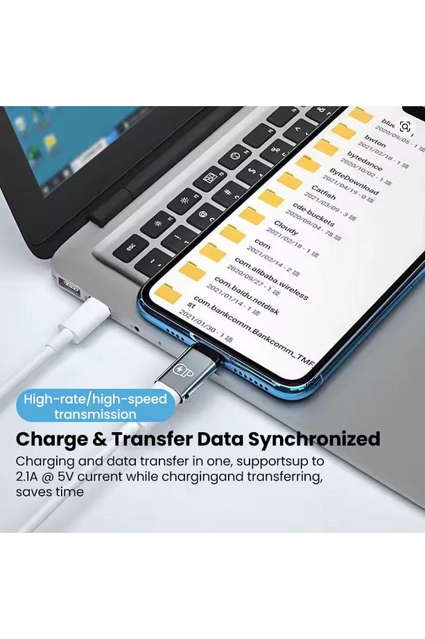 Lightning Type C Çevirici Dönüştürücü Android Den Iphone A Çevirici Adaptör - 4