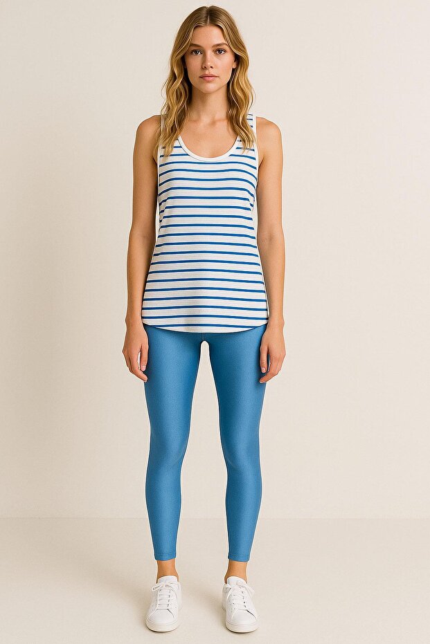 3 Pieces A-Line Comfortable Fit Basic Thick Strap Undershirt T-Shirt - 2