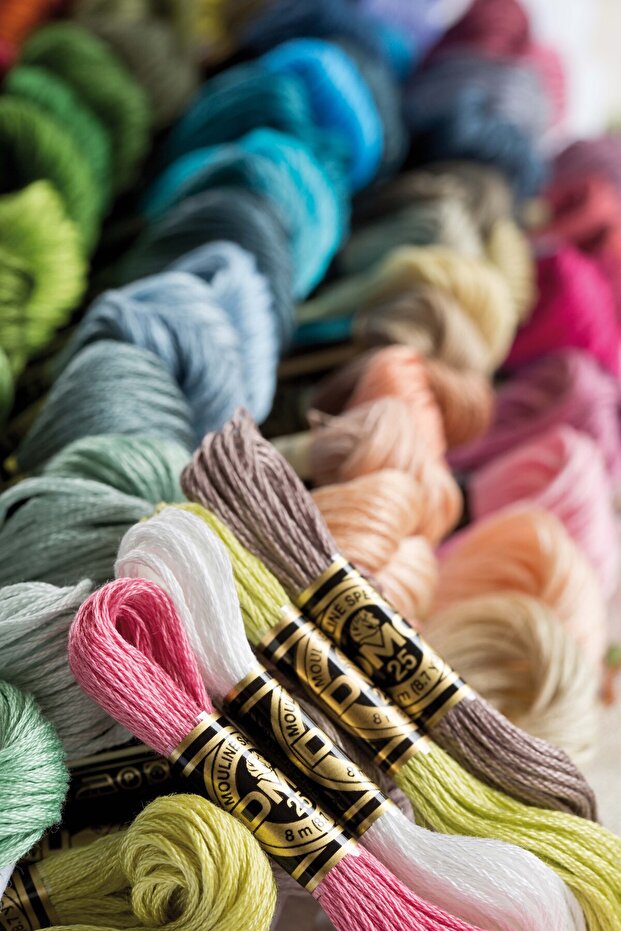 Liva Craft 25X60 35 Pieces Muline for Tapestry (Tapestry Side Product)