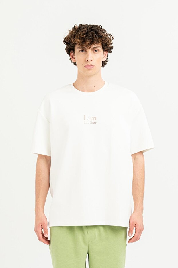I AM ANOTHER Baskılı Basic Erkek T-shirt - 1