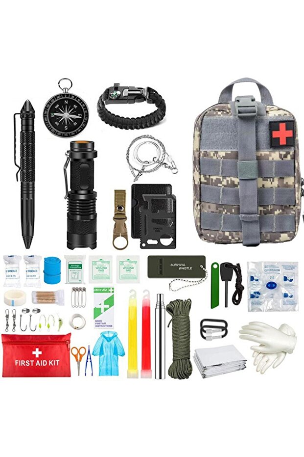 Multifunction Survival Kit, 42 Tools, Camping - 1