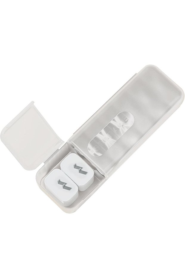 Cable Organizer Box, Plastic, White