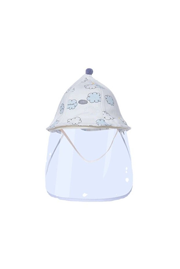 Baby Protective Hat, Blue Cloud Pattern, Pescareasca - 1