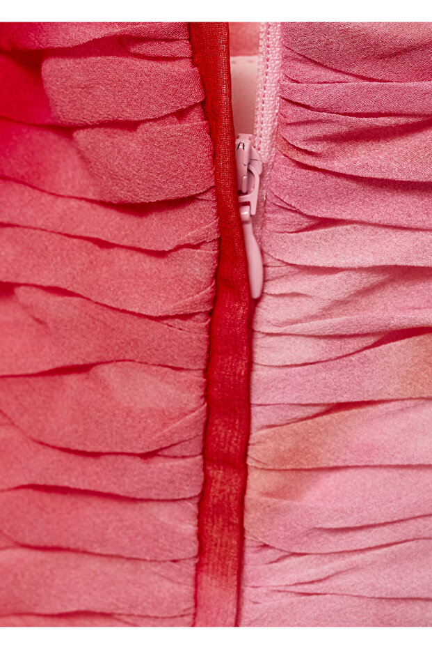 Drape straplez bluz - 6