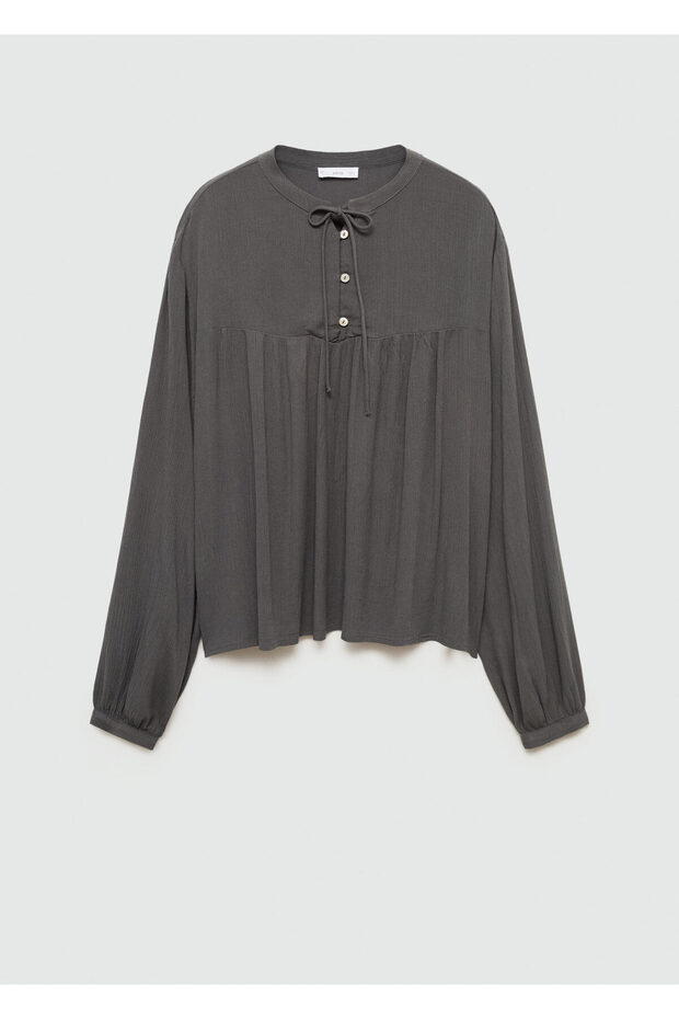 Graue Mädchenbluse 77064050 - 1