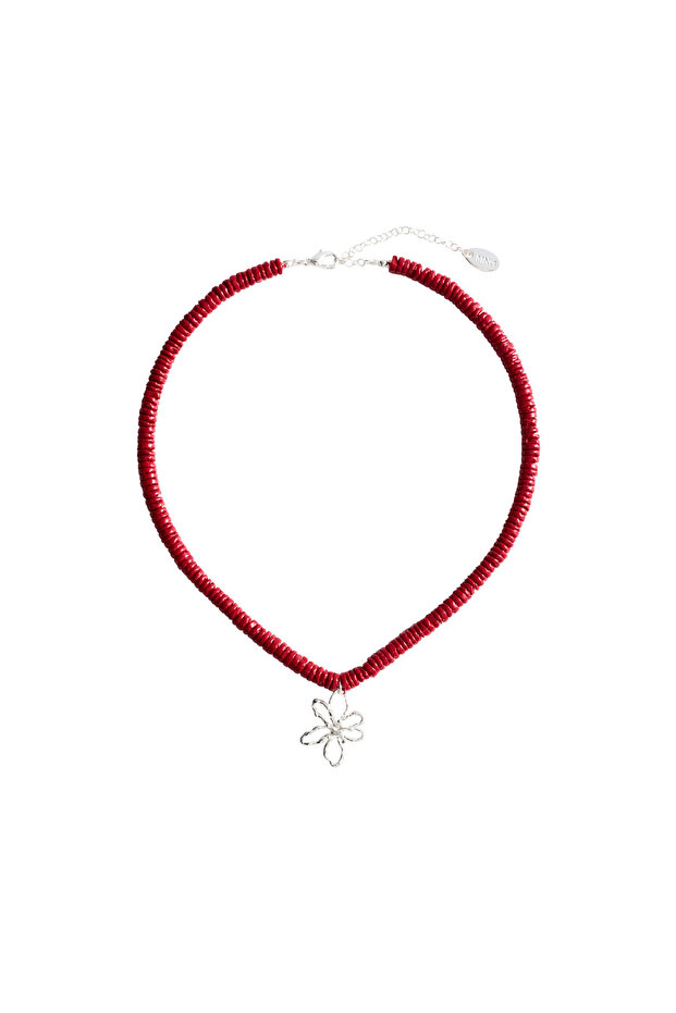 Kırmızı Kadın Kolye 77030638 - 3