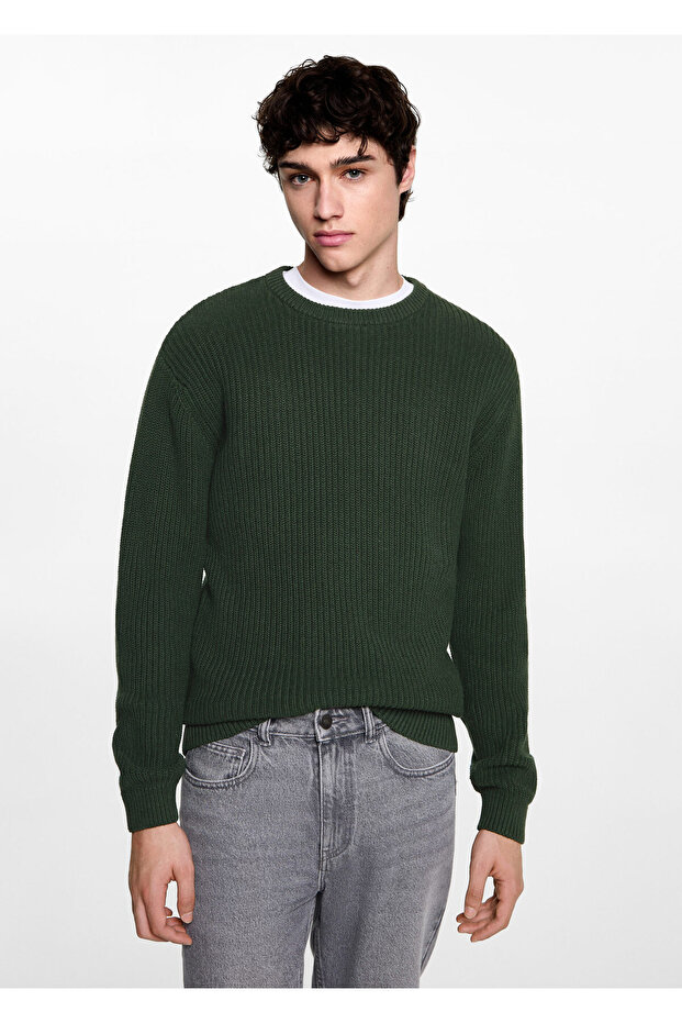 Pulover verde pentru băiat - 9