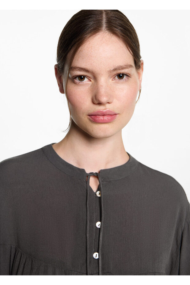 Graue Mädchenbluse 77064050 - 4