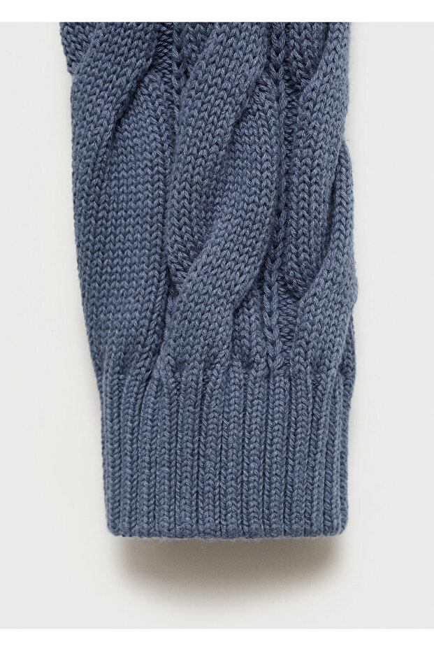 Blauer Mädchenpullover 77052933 - 7