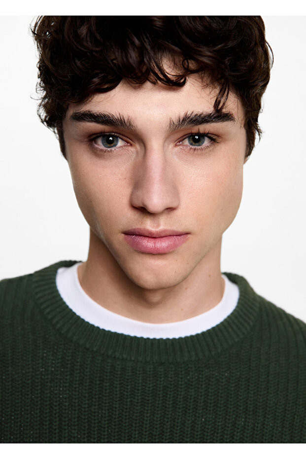 Pulover verde pentru băiat - 3