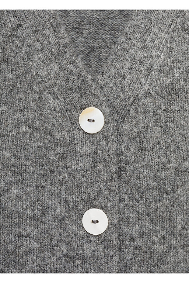 Graue Mädchenweste 77094781 - 8