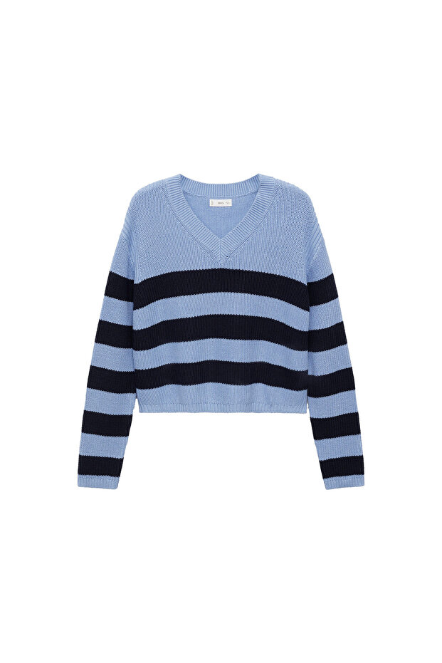 Blauer Mädchenpullover 77062931 - 6
