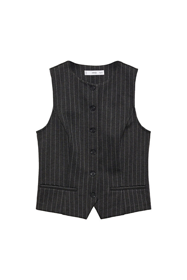 Gri Kadın Yelek 77084021 - 6