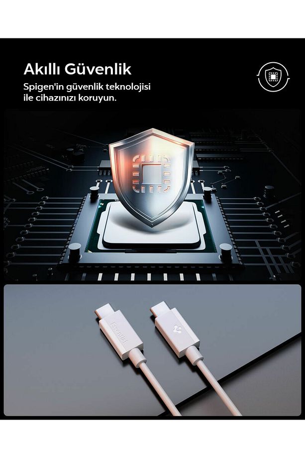 USB-C to USB-C 2 Metre Kablo 60W Güç / PPS 2.0 Super Hızlı Şarj / 480 Mbps Type-C Black - ACA08720 - 7