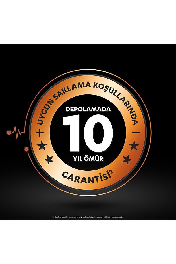 Şarj Edilebilir AA Kalem Pil (2’li Paket), 2500 mAh NiMH - 4