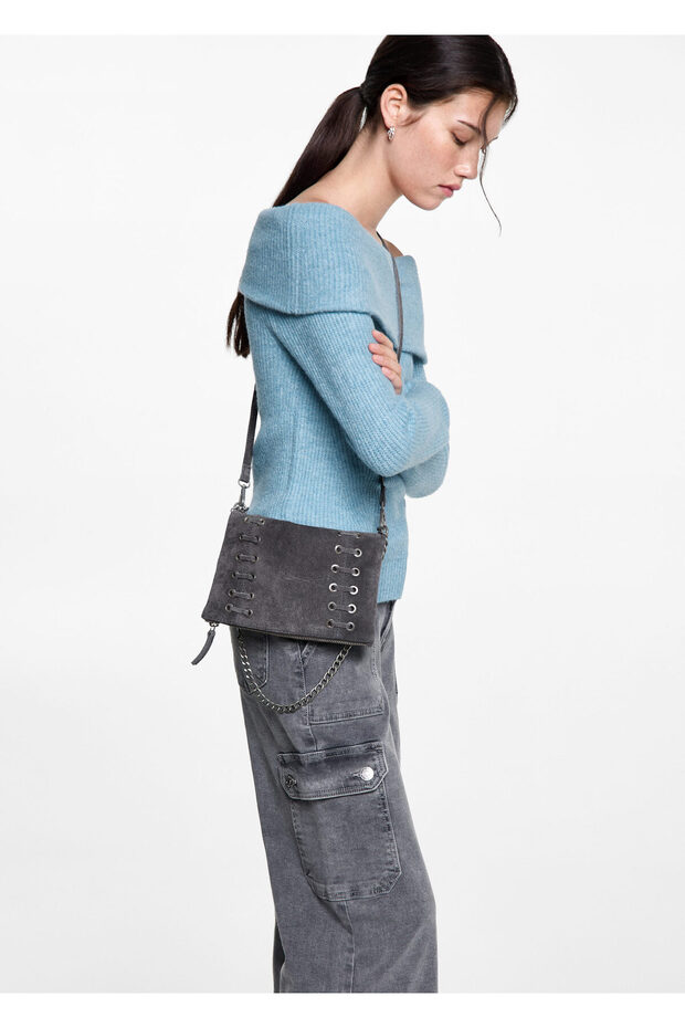 Himmelblauer Mädchenpullover 77026750 - 3