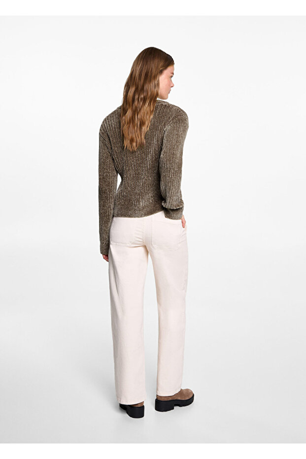 Smeđi džemper za devojčice 77007702 - 5