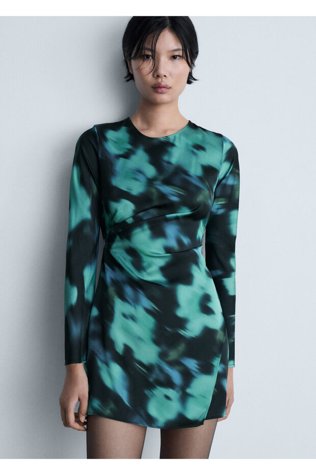 Siyah Kadın Elbise 77067719 - 8