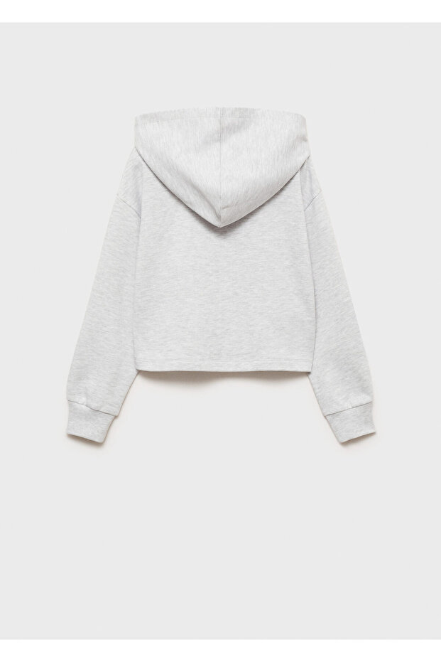 Hellgraues Mädchen-Sweatshirt 77033291 - 6