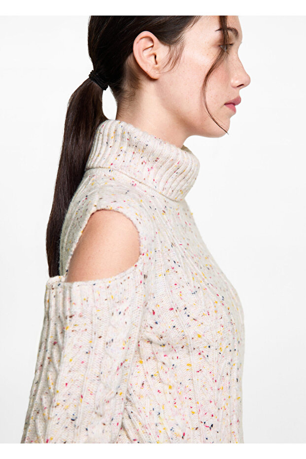 Natürlicher Mädchenpullover 77056737 - 3