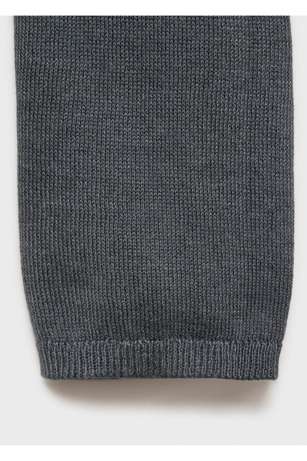 Anthrazitfarbener Mädchenpullover 77056738 - 6