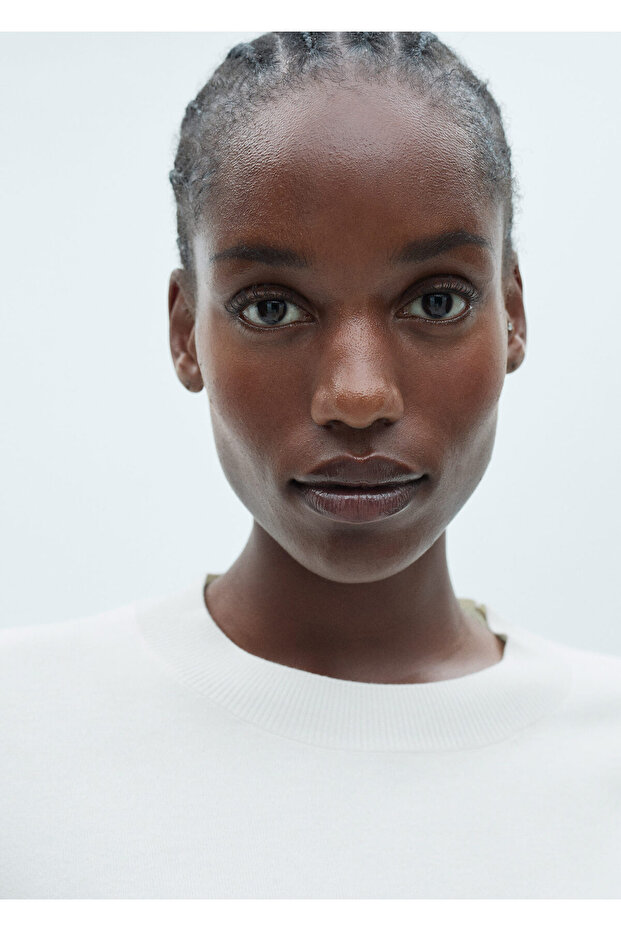 Schwarzer Frauenpullover 77027670 - 6