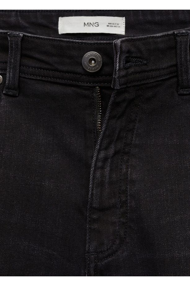 Siyah Denim Erkek Şort & Bermuda 77030579 - 9