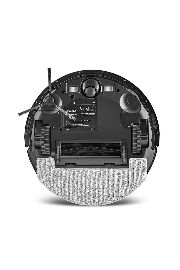 Alex Laser 1291h Moplu Ve Haritalamalı Akıllı 5 Kpa Robot Süpürge Siyah - 7