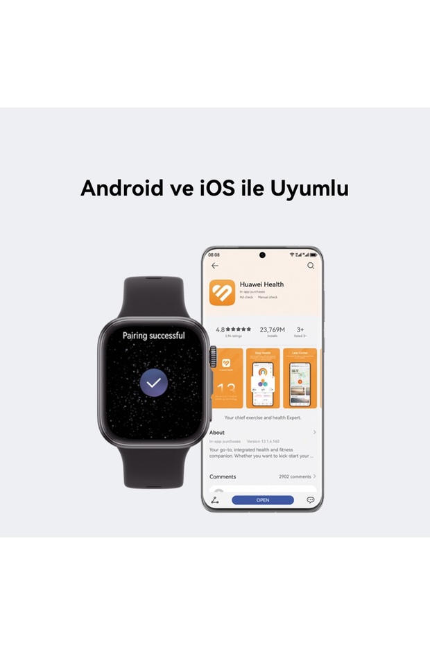 Watch Fit 4 (HUAWEI Türkiye Garantili) - Beyaz - 7