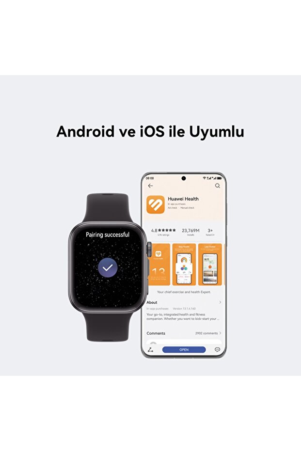 Watch Fit 4 (HUAWEI Türkiye Garantili) - Gri - 7