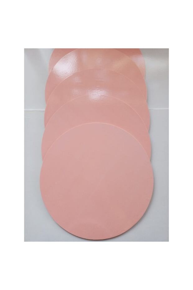 30 Çap Mdf Pasta Altlığı Pembe - 1