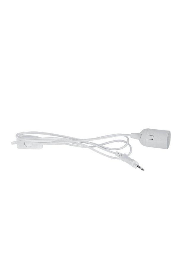 E27 Düz Duy Aç Kapa Anahtarlı 2 Metre Kablolu Fiş + 10w A60 Ampul - 4