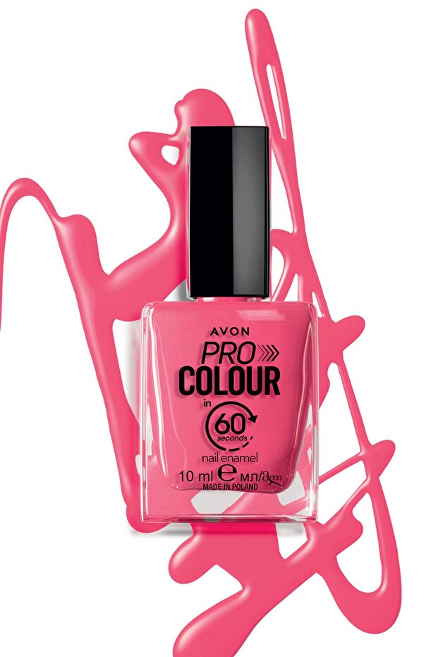 Pro Colour Oje - Popping Pink - 1