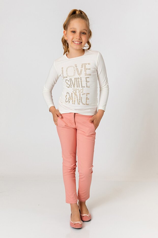 Devojčice, pantalone sa puderom - 1