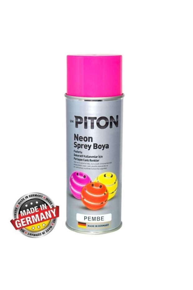 Floresan Fosforlu Neon Sprey Boya 400 ml Pembe - 2