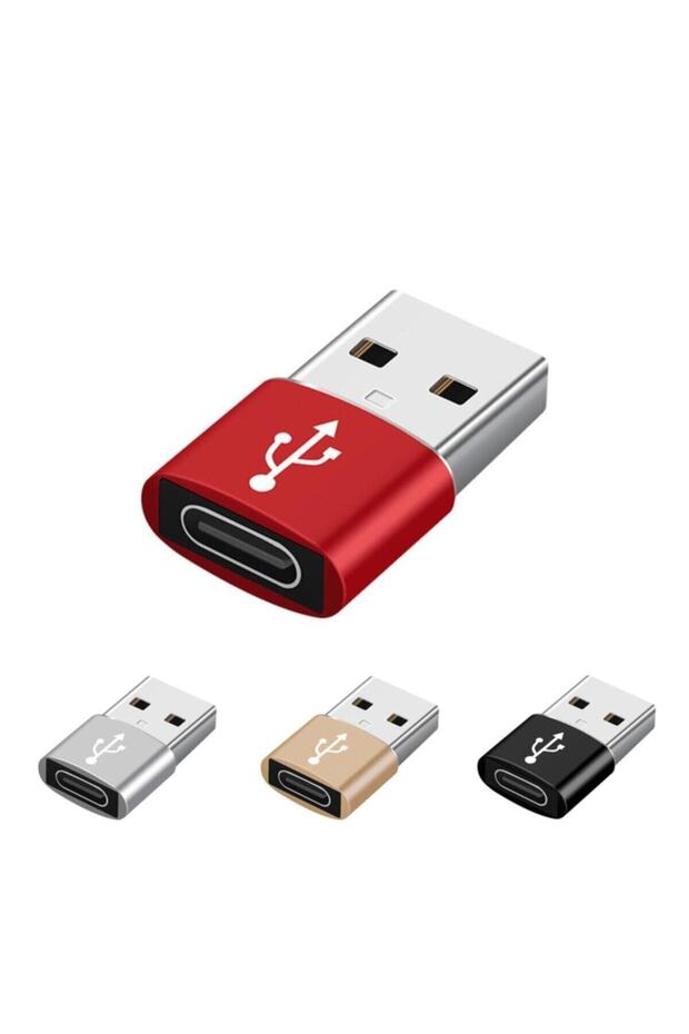 Erkek Usb To Dişi Type-c Çevirici Data Otg Adaptör Dönüştürücü - 1