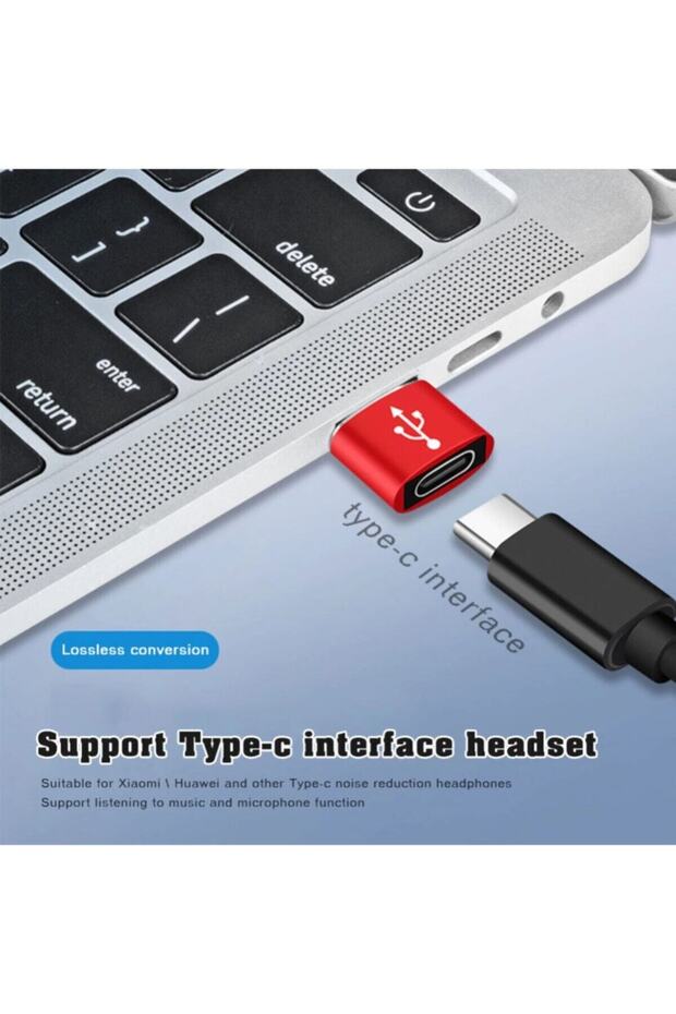 Erkek Usb To Dişi Type-c Çevirici Data Otg Adaptör Dönüştürücü - 6