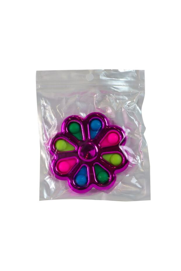 Pop It Mini Stres Çarkı Pembe - 1